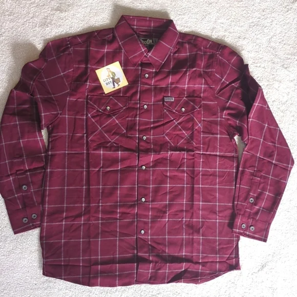 NWOT 🇺🇸 Dixxon "The Underground" Large Burgundy/Gray - Picture 4 of 10
